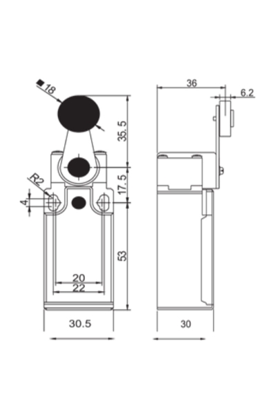 Gwest GLS-121 GLS Limit Switch - Thumbnail