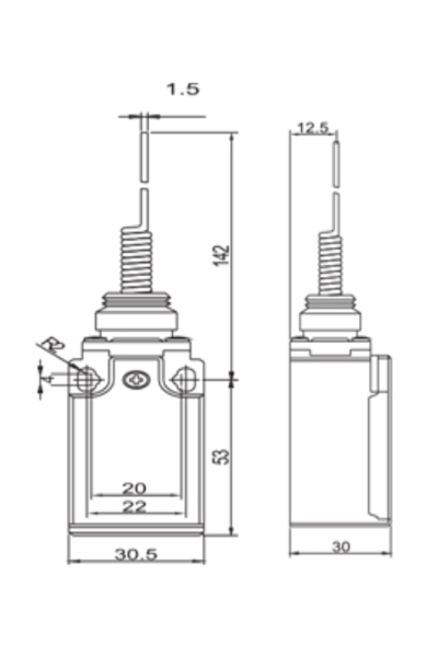 Gwest GLS-161 GLS Limit Switch - Thumbnail