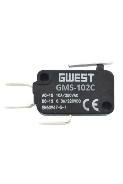 Gwest - Gwest GMS-102C 10A Kısa Kollu Mikro Switch Gwest - Gwest GMS-102C 10A Kısa Kollu Mikro Switch
