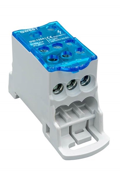 Gwest - Gwest GW-125A Tek Kutuplu 1x10-16mm2 Girişli Dağıtıcı Ünite