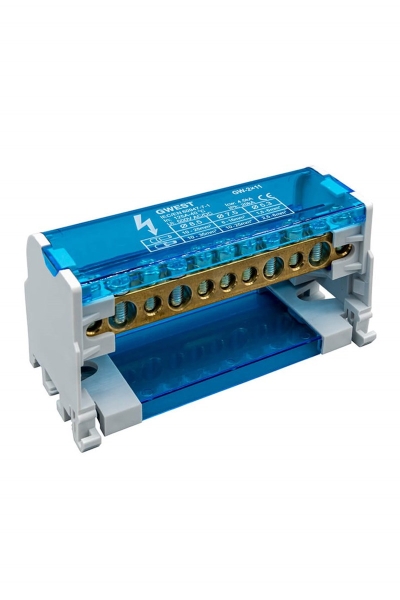 Gwest - Gwest GW-2x11 2 Kutuplu 2x10mm2 125A Girişli Dağıtıcı Ünite