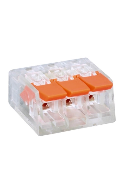 Gwest - Gwest GW-413 100 Adet 3 İletken Bağlantılı Çok Amaçlı Klemens