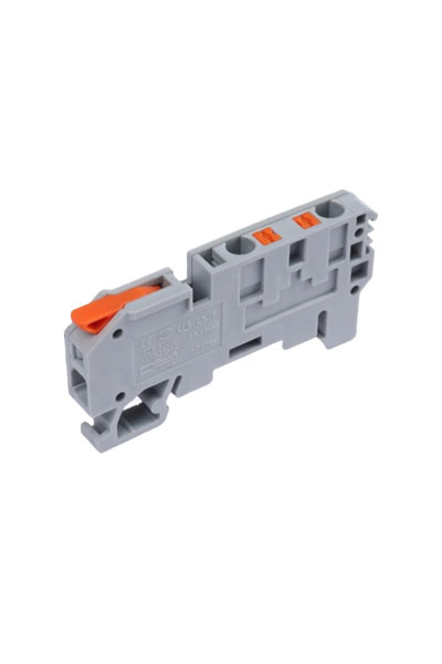 Gwest - Gwest GW-4F 0.5-4mm2 20-12AWG Ray Montaj Klemensi Gwest - Gwest GW-4F 0.5-4mm2 20-12AWG Ray Montaj Klemensi