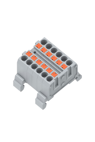 Gwest - Gwest GW C2.5-12A 0.5-2.5mm2 20-14AWG Ray Montajlı Dağıtım Bloğu