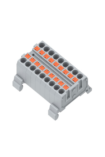 Gwest - Gwest GW C2.5-18A 0.5-2.5mm2 20-14AWG Ray Montajlı Dağıtım Bloğu