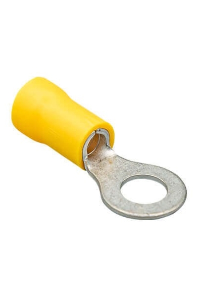 Gwest - Gwest GYU-506 100 Adet 4-6mm2 Sarı Yuvarlak İzoleli Kablo Ucu