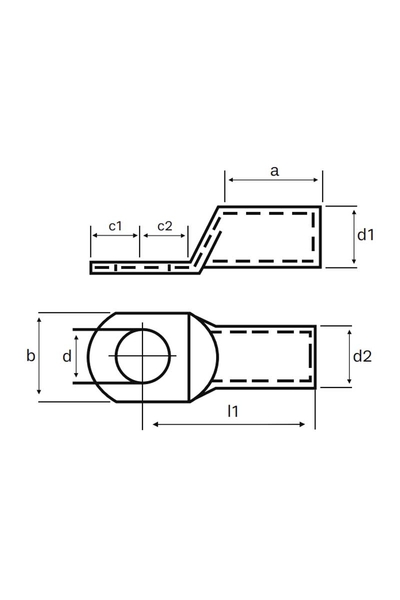 Gwest SKP-S 300-16 Standart Tip Sıkmalı Kablo Pabucu - Thumbnail
