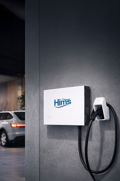 Hims HCDC-S1-30 Tek Soketli 30 kW DC Hızlı Elektrikli Araç Şarj İstasyonu - Thumbnail