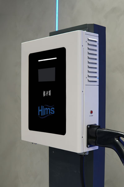 Hims HCDC-S1-40 Tek Soketli 40 kW DC Hızlı Elektrikli Araç Şarj İstasyonu - Thumbnail