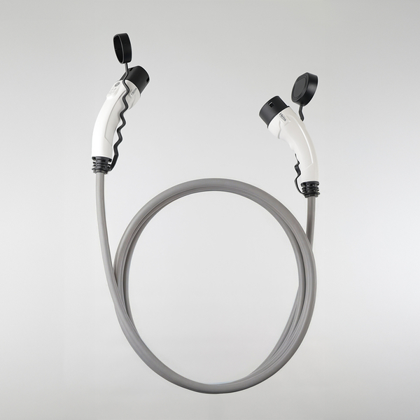 Hims EMEF-22T2-GB-5 22kW Tip 2 Soketli Gri 5m Elektrikli Araç Şarj Kablosu - Thumbnail