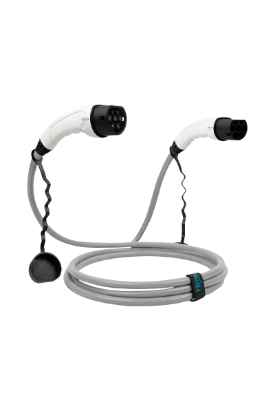 Hims - Hims EMEF-22T2-GB-7 22kW Tip 2 Soketli Gri 7m Elektrikli Araç Şarj Kablosu