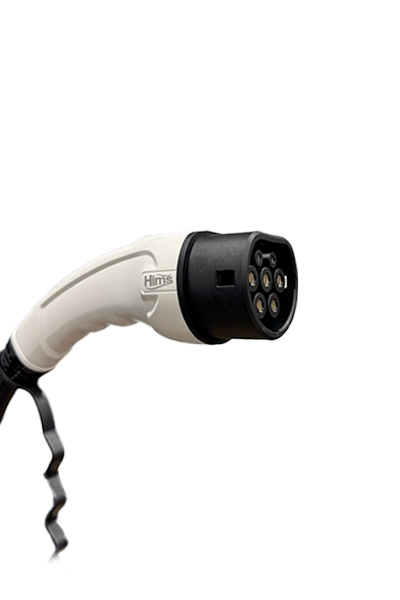 Hims EMEF-22T2-SB-10 22kW Tip 2 Beyaz Soketli 10m Elektrikli Araç Şarj Kablosu - Thumbnail