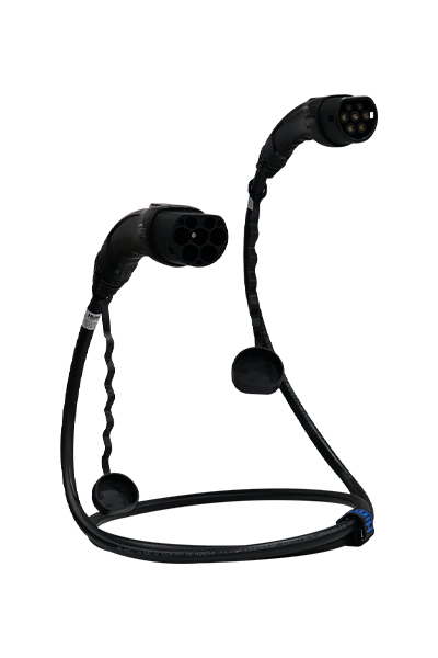 Hims - Hims EMEF-22T2-SS-7 22kW Tip 2 Siyah Soketli 7m Elektrikli Araç Şarj Kablosu