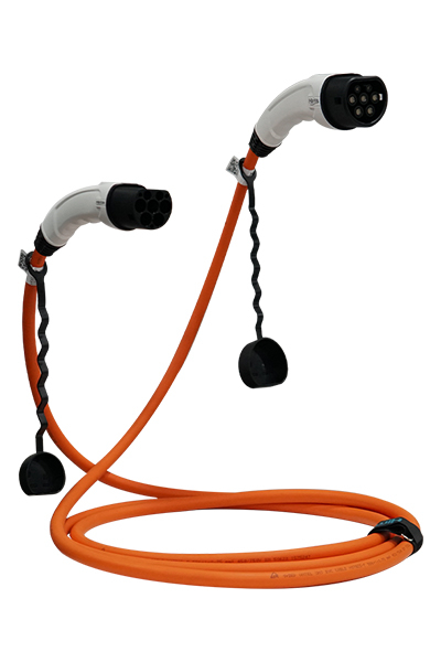 Hims - Hims EMEF-22T2-TB-7 22kW Tip 2 Soketli Turuncu 7m Elektrikli Araç Şarj Kablosu