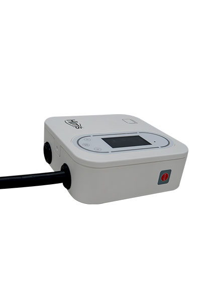 Hims HCDKB-22 22kW Tip 2 Soketli 5m Kablolu Beyaz Smart Elektrikli Araç Şarj İstasyonu - Thumbnail