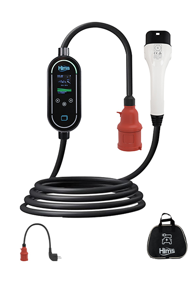 Hims - Hims HCTK-11-PS-S 11kW Ev Tipi Taşınabilir Elektrikli Araç Şarj Cihazı