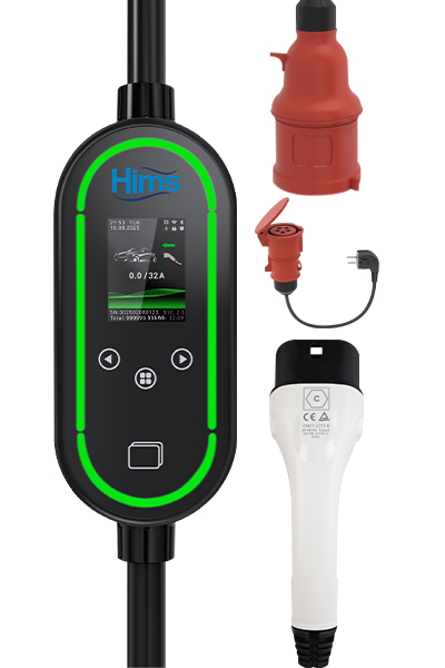 Hims - Hims HCTK-11-PS-S 11kW Ev Tipi Taşınabilir Elektrikli Araç Şarj Cihazı
