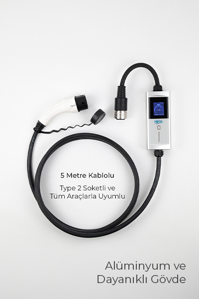 Hims HCTK-22-G 22kW Tip 2 Taşınabilir Mobil Elektrikli Araç Şarj İstasyonu - Thumbnail