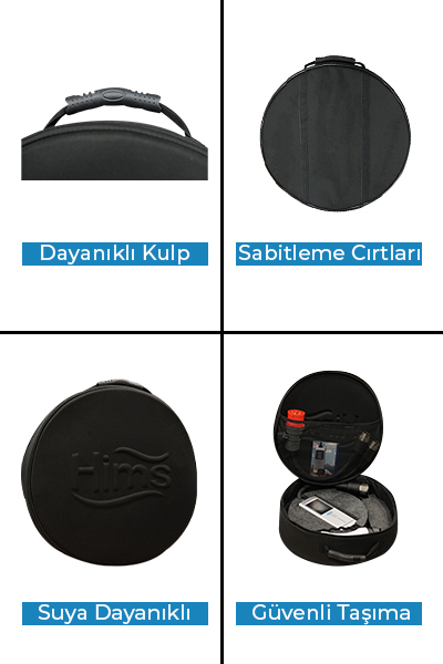 Hims HCTK-22-G-TF 22kW Tip 2 Soketli Sanayi Tipi Konnektörlü Taşınabilir Elektrikli Araç Şarj Cihazı - Thumbnail