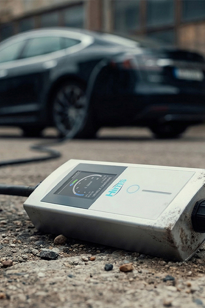 Hims HCTK-22-G-TF 22kW Tip 2 Soketli Sanayi Tipi Konnektörlü Taşınabilir Elektrikli Araç Şarj Cihazı - Thumbnail