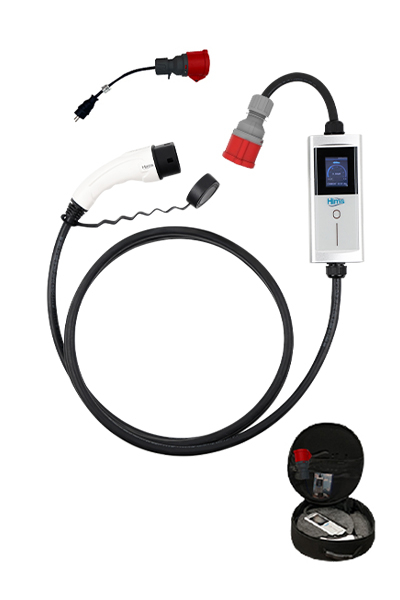 Hims HCTK-22-G-TF 22kW Tip 2 Soketli Sanayi Tipi Konnektörlü Taşınabilir Elektrikli Araç Şarj Cihazı - Thumbnail