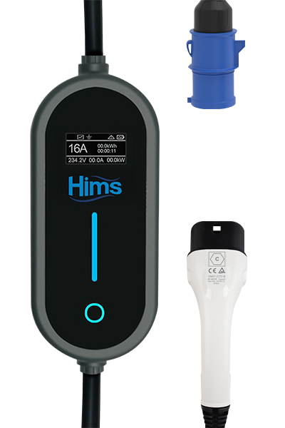Hims - Hims HCTK-7-PS 7kW Ev Tipi Taşınabilir Elektrikli Araç Şarj Cihazı