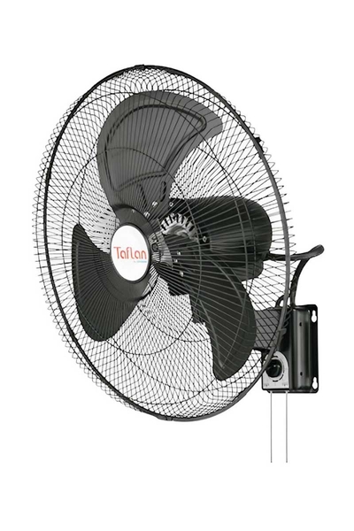Kaşkar Taflan - Kaşkar Taflan FAW-20A 130W Üç Kanat Siyah Çekmeli Sanayi Tipi Duvar Vantilatörü