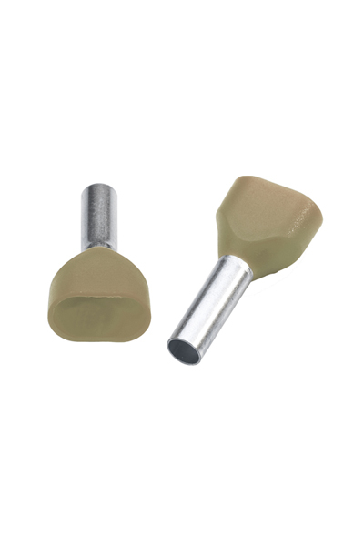 Stoks - Klemsan 572080 IKY 2x10,0/14 10mm2 Çift Girişli İzoleli Yüksük