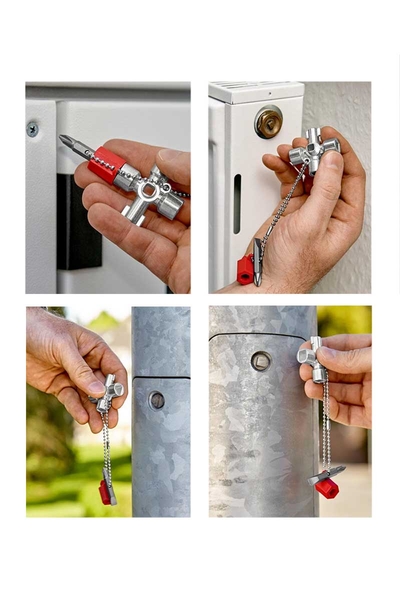 Knipex - Knipex 00 11 02 Kısa Kumanda Dolabı Anahtarı Knipex 00 11 02 Kısa Kumanda Dolabı Anahtarı - Thumbnail