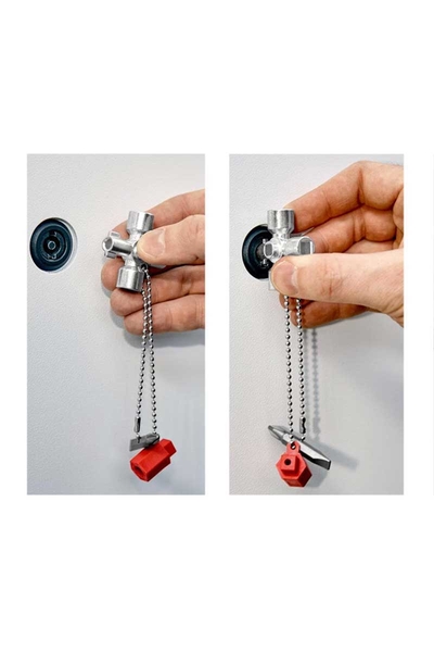 Knipex - Knipex 00 11 02 Kısa Kumanda Dolabı Anahtarı Knipex 00 11 02 Kısa Kumanda Dolabı Anahtarı - Thumbnail