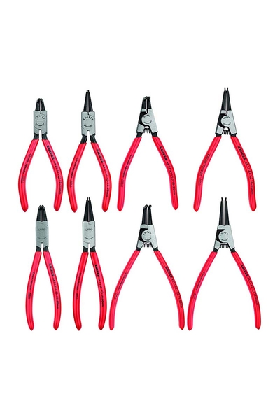 Knipex 00 20 04 V01 8 Parçalı Segman Pens Seti - Thumbnail