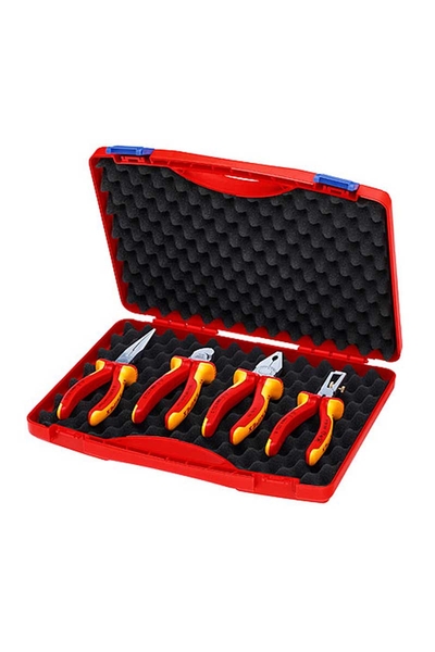 Knipex - Knipex 00 20 15 - 4 Parçalı VDE Kompakt Kutu Knipex 00 20 15 - 4 Parçalı VDE Kompakt Kutu - Thumbnail