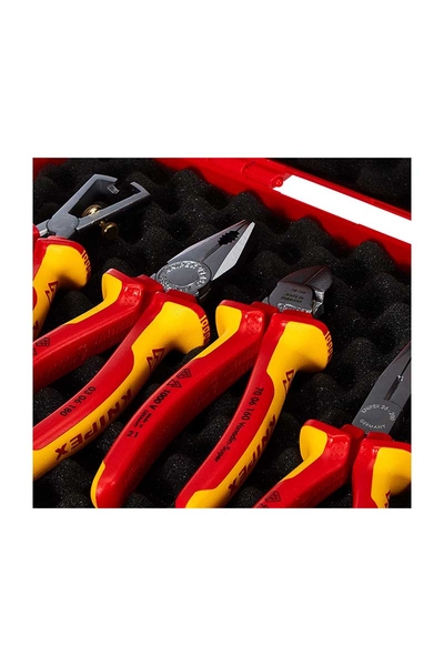 Knipex - Knipex 00 20 15 - 4 Parçalı VDE Kompakt Kutu Knipex 00 20 15 - 4 Parçalı VDE Kompakt Kutu - Thumbnail