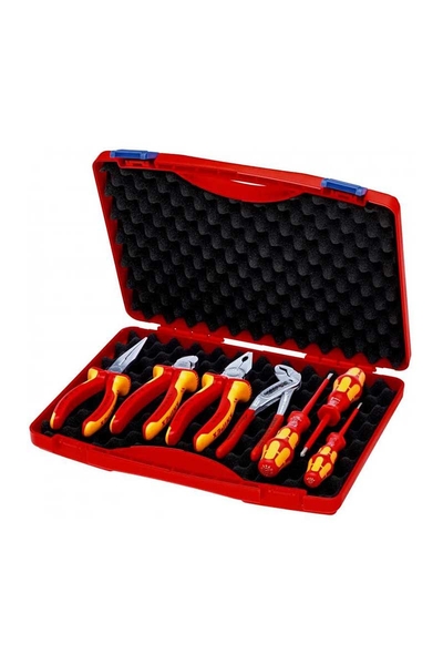Knipex - Knipex 00 21 15 - 7 Parçalı Alet Çantası Knipex 00 21 15 - 7 Parçalı Alet Çantası - Thumbnail