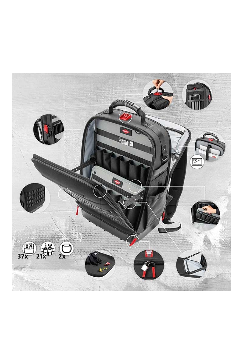 Knipex 00 21 50 LE Modüler X18 Boş Takım Çantası