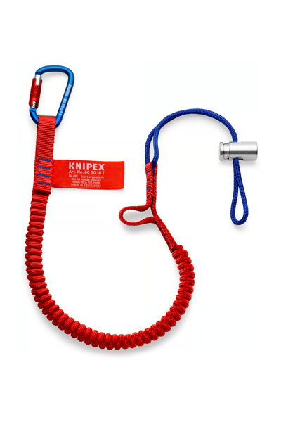 Knipex - Knipex 00 50 12 TBK Sabitlenmiş Karabinalı İp