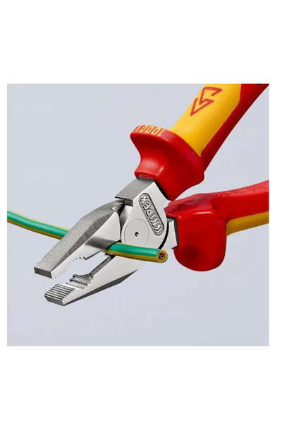 Knipex 02 06 180 Ağır Hizmet VDE Kombine Pense - Thumbnail