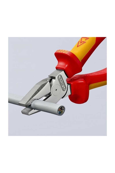 Knipex 02 06 200 Ağır Hizmet VDE Kombine Pense - Thumbnail