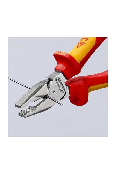 Knipex 02 06 200 Ağır Hizmet VDE Kombine Pense - Thumbnail