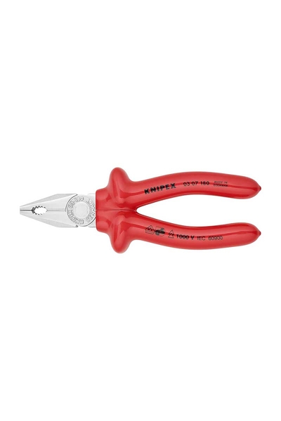 Knipex - Knipex 03 07 180 VDE Kombine Pense Knipex 03 07 180 VDE Kombine Pense - Thumbnail