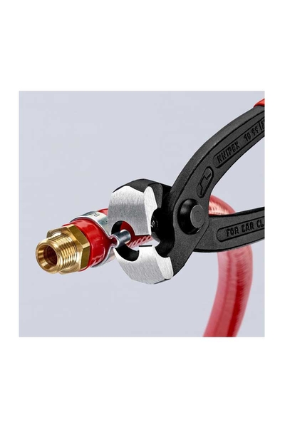 Knipex 10 99 I220 Kulaklı Kelepçe Pensesi ve Yan Presleme Tırnağı - Thumbnail