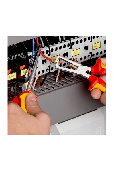 Knipex 11 06 160 VDE Kablo Sıyırma Pensesi - Thumbnail