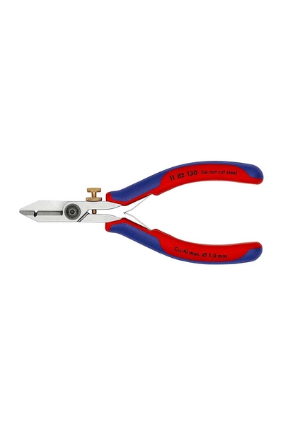 Knipex - Knipex 11 82 130 Makas Tip Kablo Sıyırma Pensesi Knipex 11 82 130 Makas Tip Kablo Sıyırma Pensesi - Thumbnail