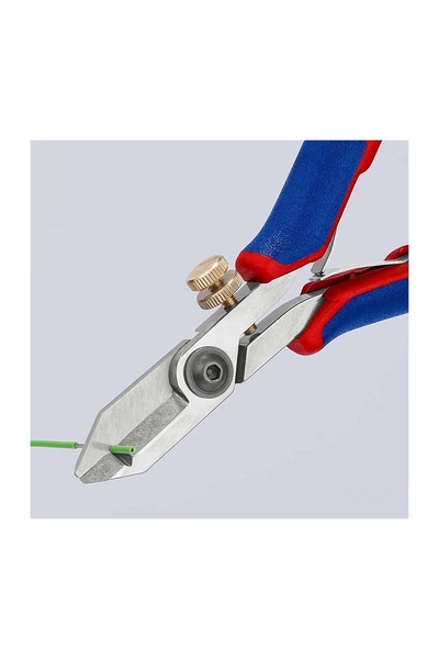 Knipex - Knipex 11 82 130 Makas Tip Kablo Sıyırma Pensesi Knipex 11 82 130 Makas Tip Kablo Sıyırma Pensesi - Thumbnail