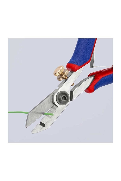 Knipex - Knipex 11 82 130 Makas Tip Kablo Sıyırma Pensesi Knipex 11 82 130 Makas Tip Kablo Sıyırma Pensesi - Thumbnail