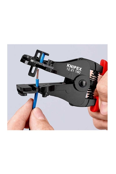 Knipex - Knipex 12 21 180 Otomatik Kablo Sıyırma Knipex 12 21 180 Otomatik Kablo Sıyırma - Thumbnail