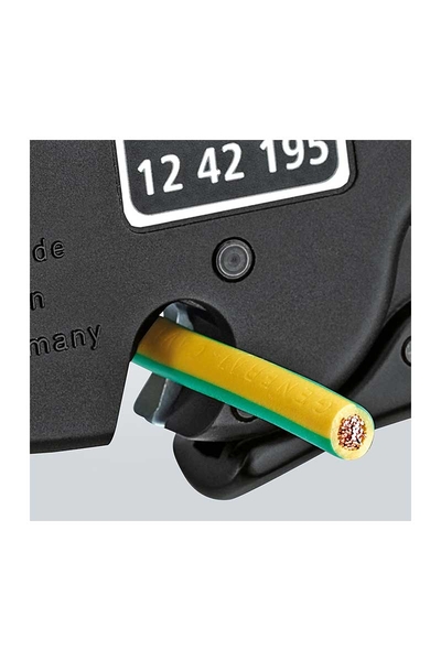 Knipex - Knipex 12 42 195 Otomatik Kablo Sıyırma Pensesi Knipex 12 42 195 Otomatik Kablo Sıyırma Pensesi - Thumbnail
