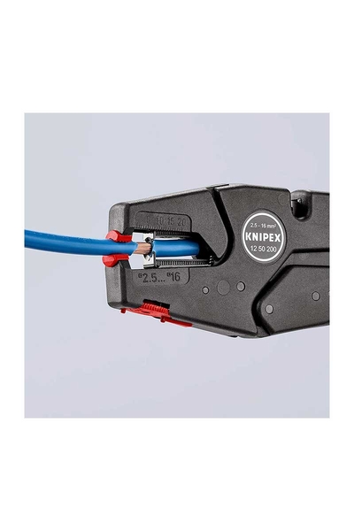 Knipex - Knipex 12 50 200 Otomatik Kablo Sıyırıcı Knipex 12 50 200 Otomatik Kablo Sıyırıcı - Thumbnail