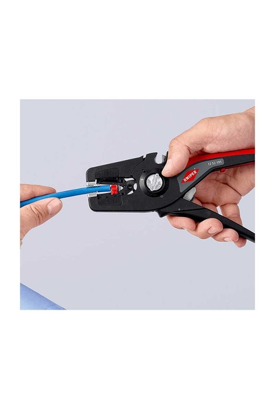 Knipex - Knipex 12 52 195 PreciStrip 16 Otomatik Kablo Sıyırma Pensesi Knipex 12 52 195 PreciStrip 16 Otomatik Kablo Sıyırma Pensesi - Thumbnail