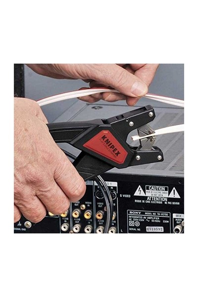 Knipex - Knipex 12 64 180 Düz Kablo Sıyırma Aleti Knipex 12 64 180 Düz Kablo Sıyırma Aleti - Thumbnail